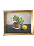 Dana Gibson Begonia and Lemon Still Life