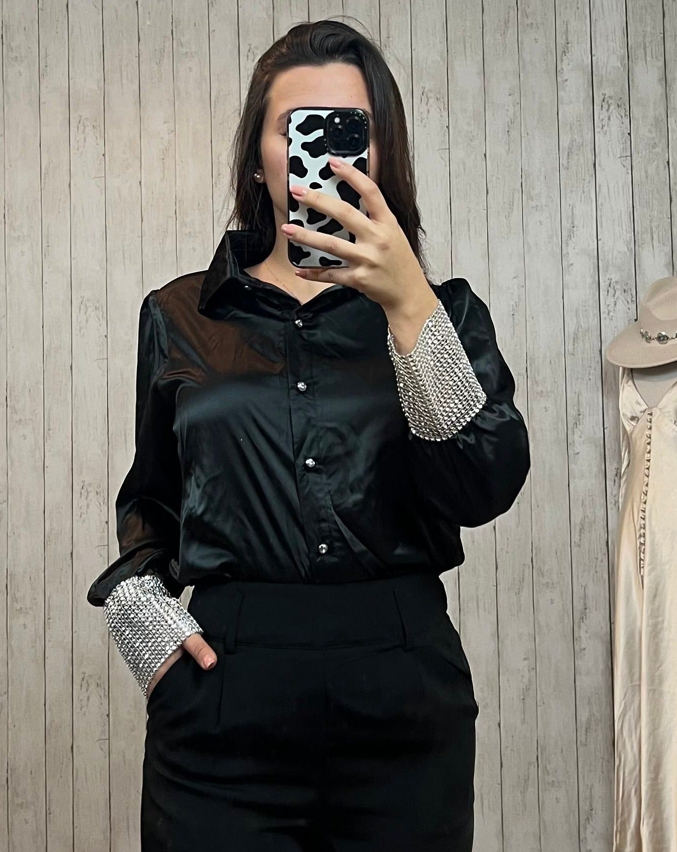 Glitzy Business Top
